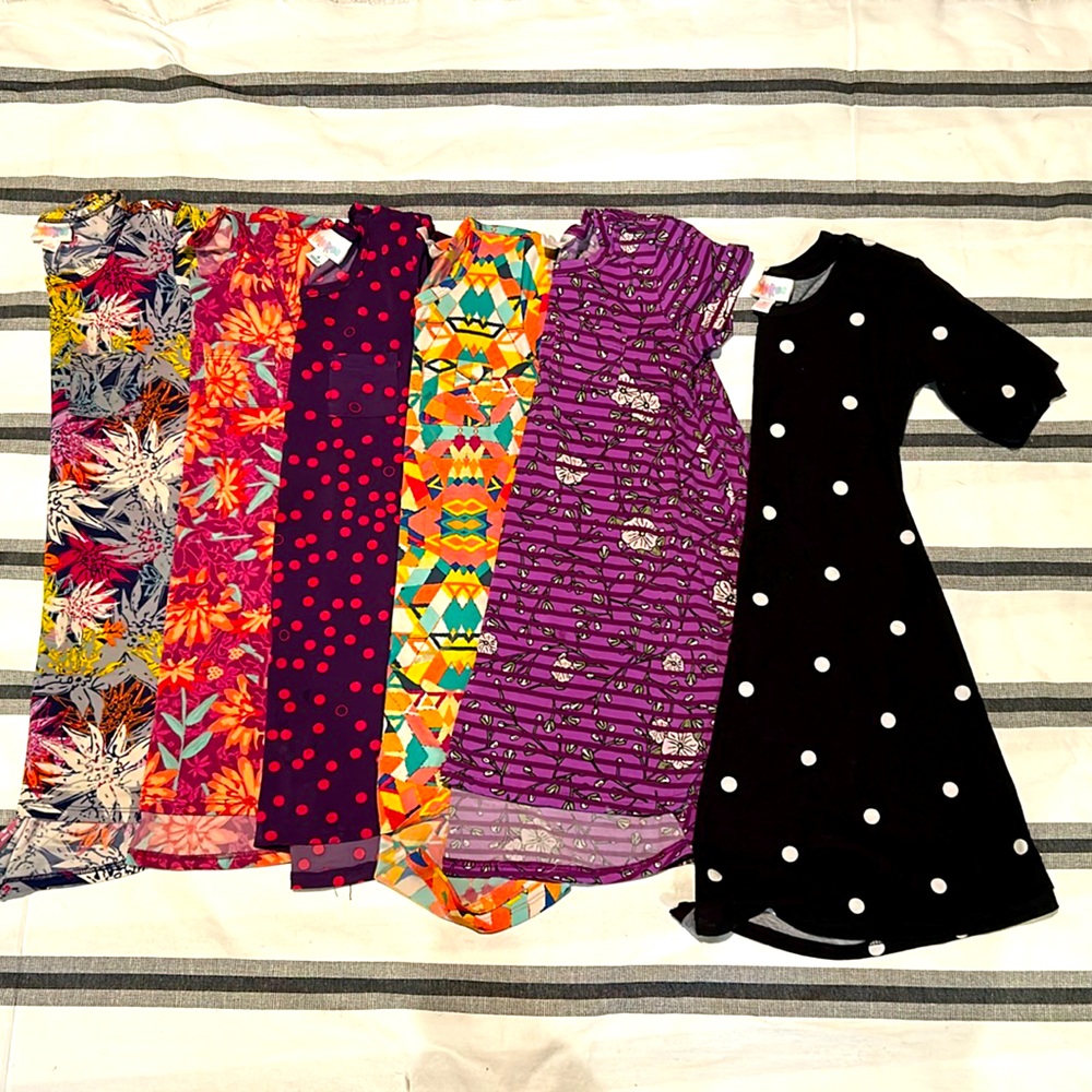 Girls LulaRoe dresses